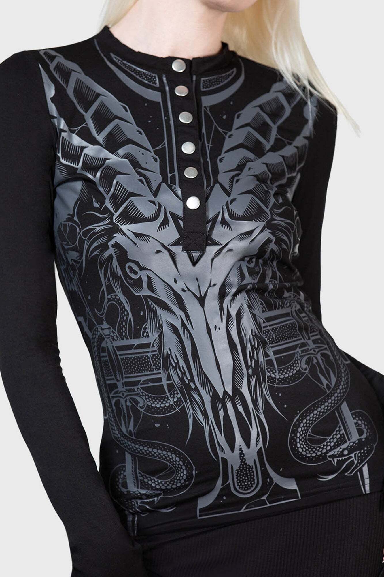Killstar Longsleeve Abyssful Henley