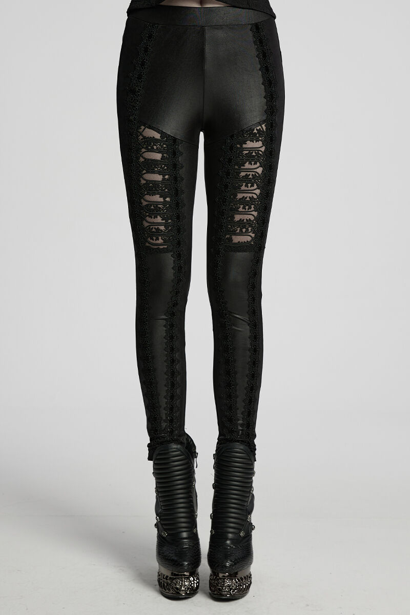 Punk Rave Leggings Selene Noir