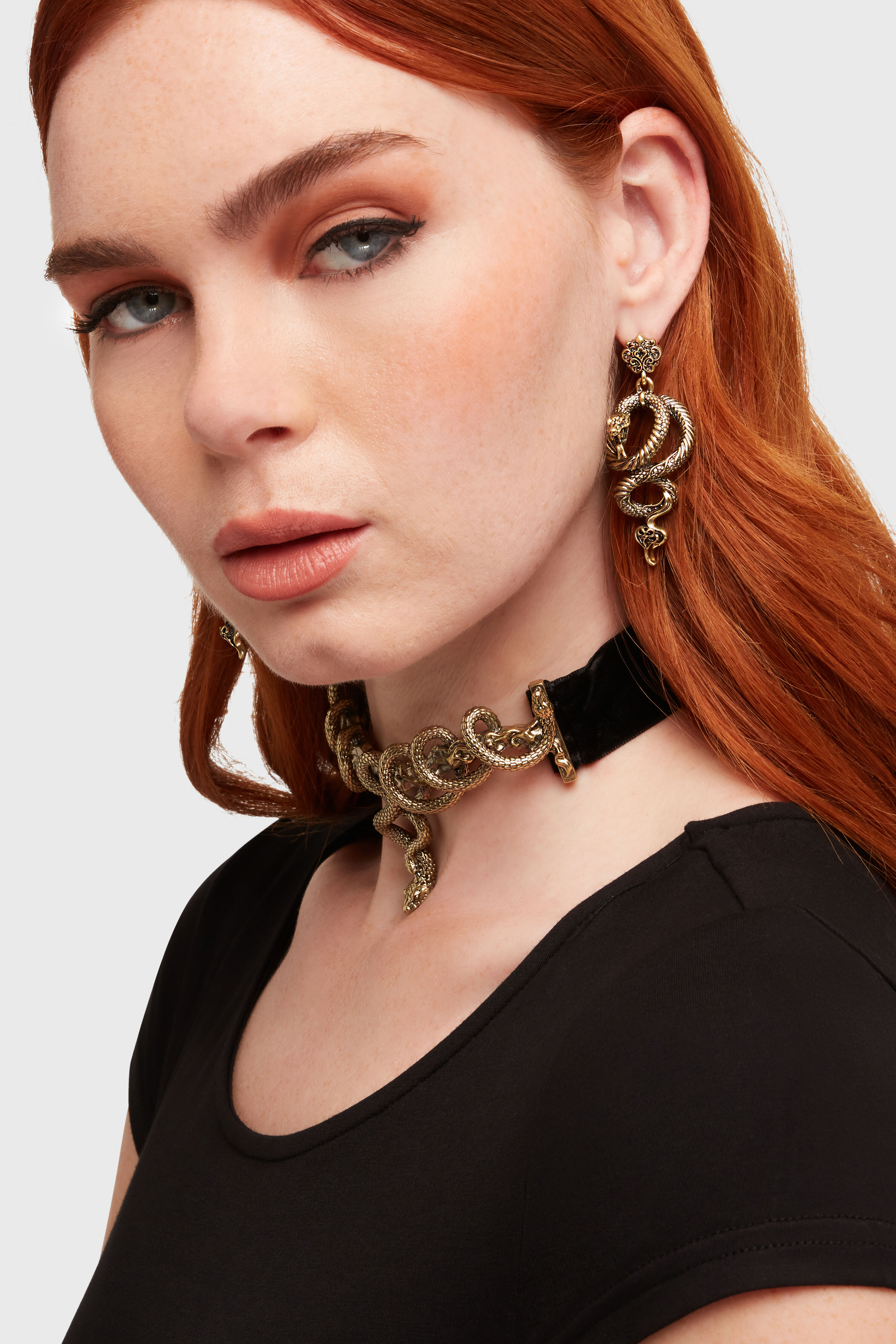 Killstar Halsband Deadly Coil Gold