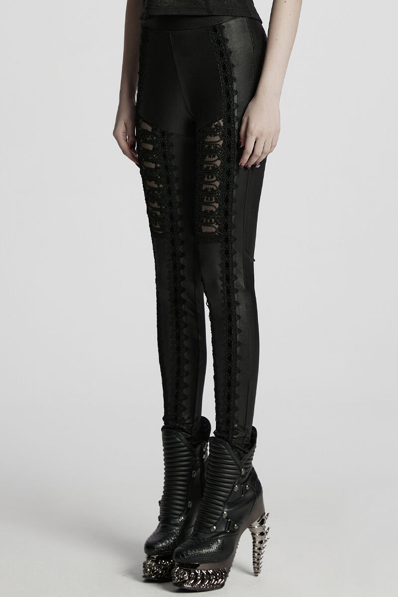 Punk Rave Leggings Selene Noir