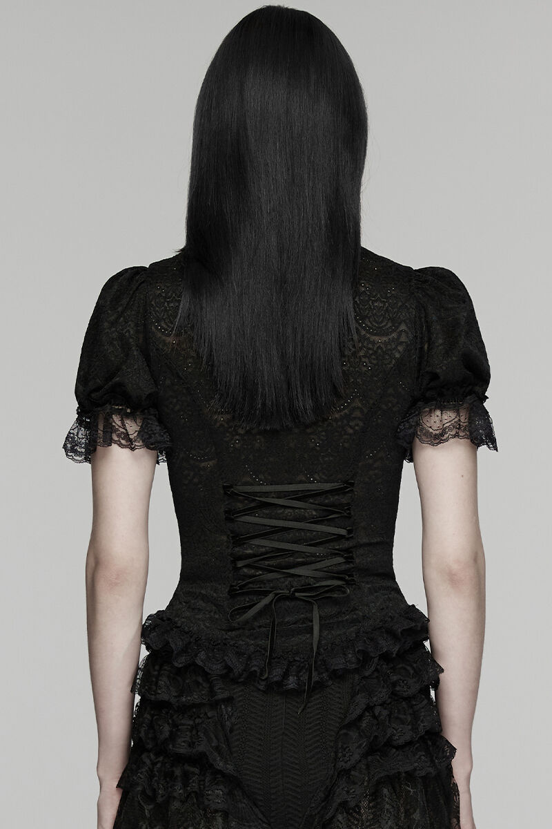 Punk Rave Bluse Lenora Lace