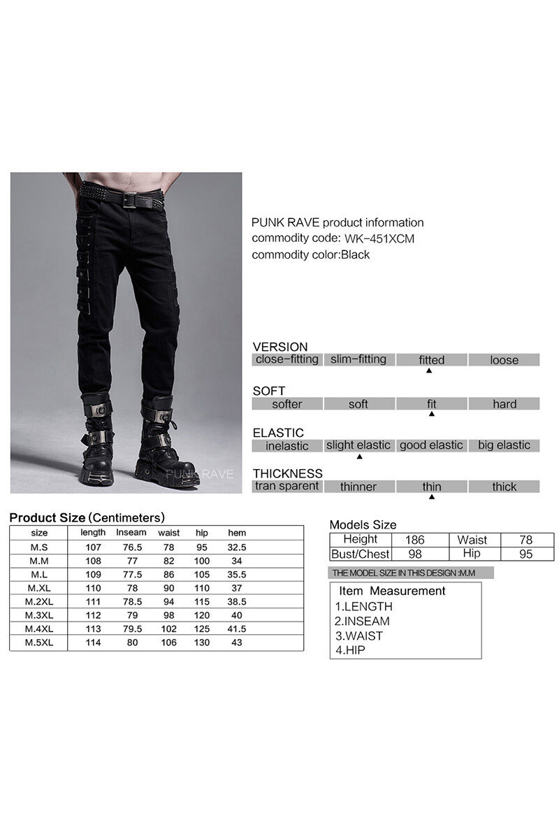 Punk Rave Jeans Damian