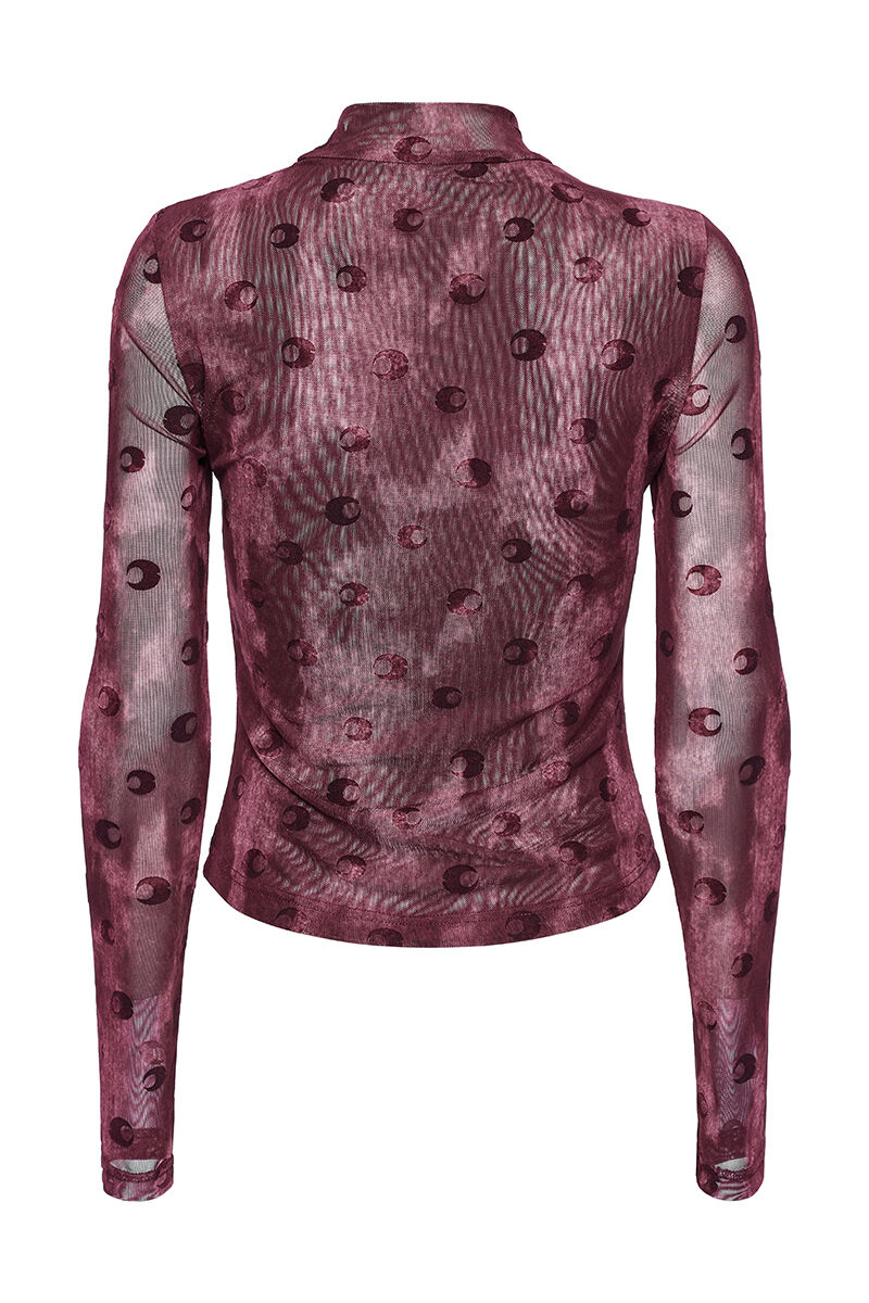 Punk Rave Longsleeve Crescent Red