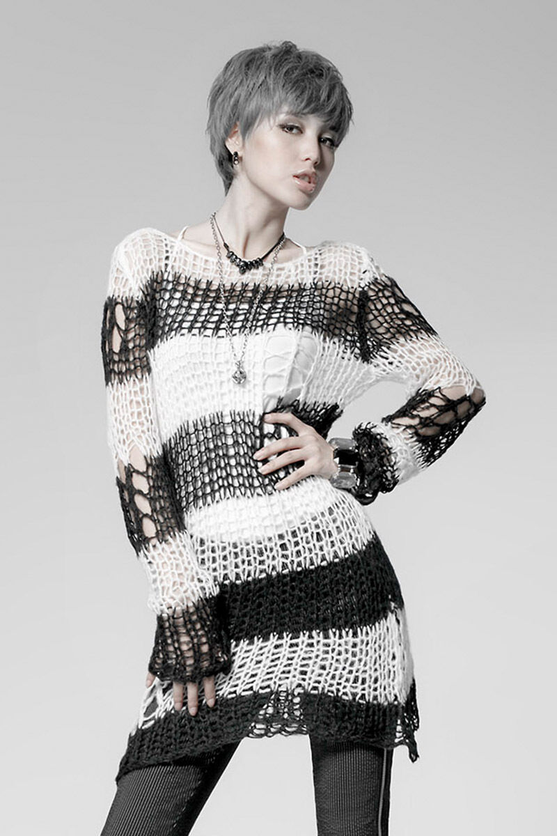Punk Rave Pullover White Nightmare
