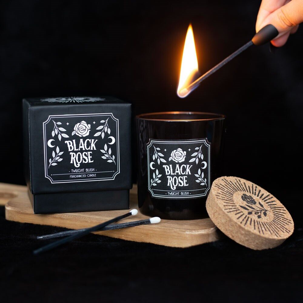 Elements Kerze Black Rose