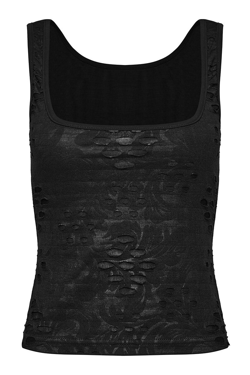 Punk Rave Top Frayed Romance