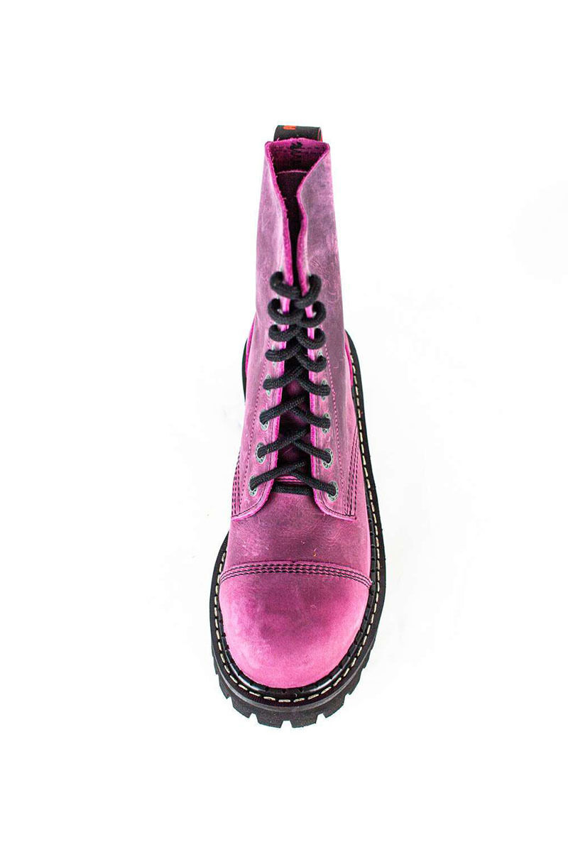 Angry Itch 8 Loch Stiefel Vintage Pink
