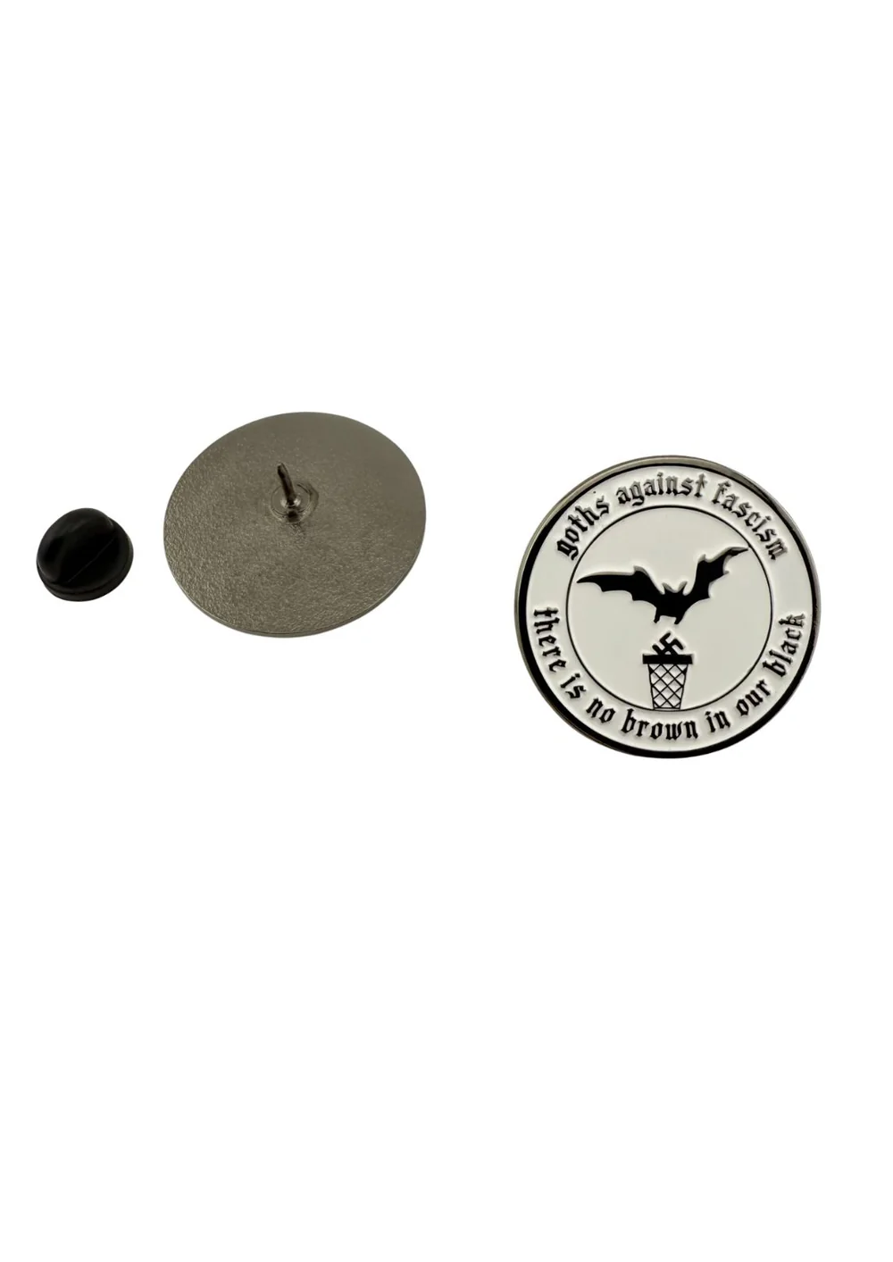 Easure Pin Goth Against Fascism