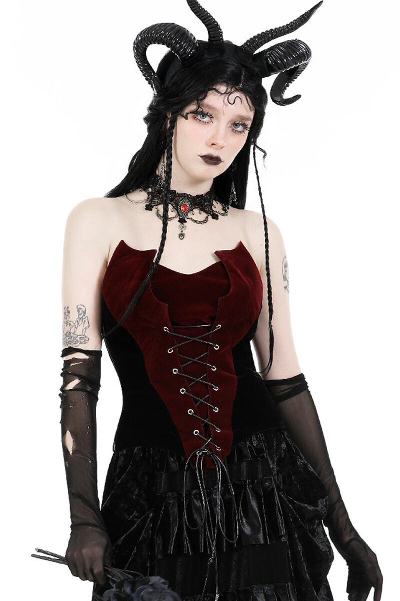Dark In Love Top Velvet Blood