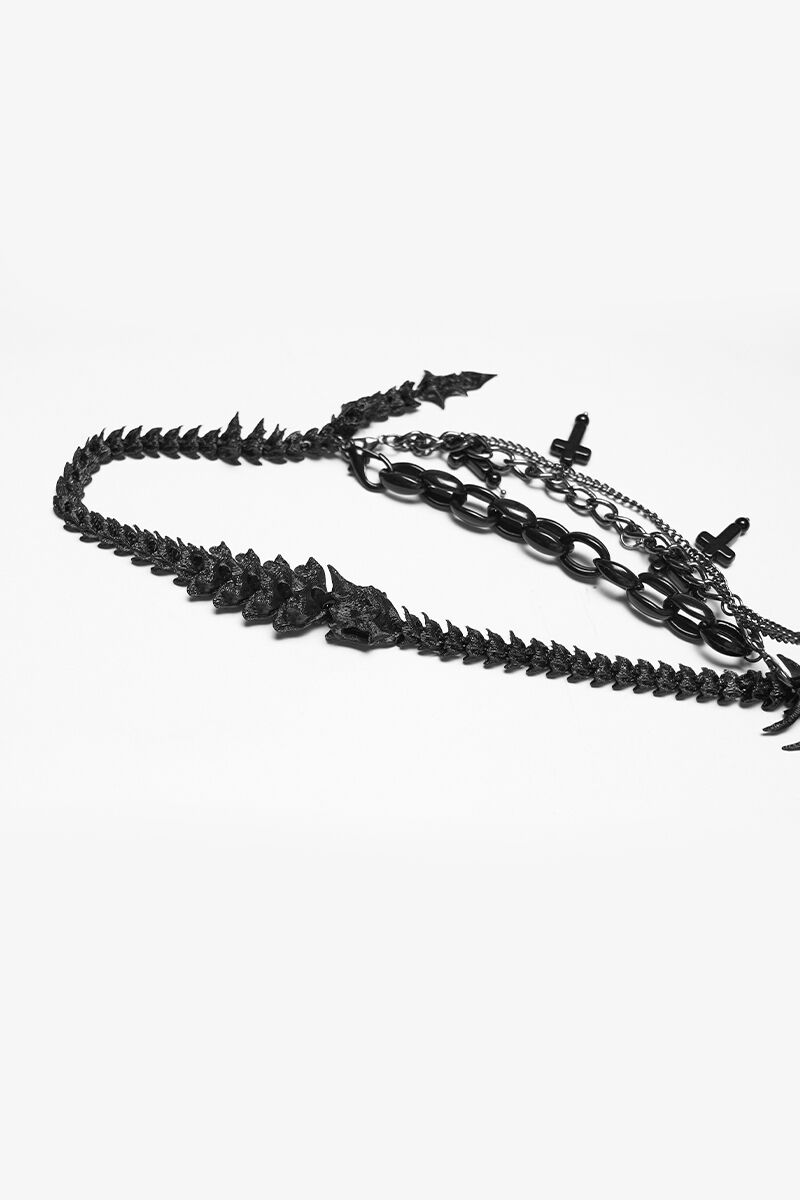 Punk Rave Halskette Dragon Bone