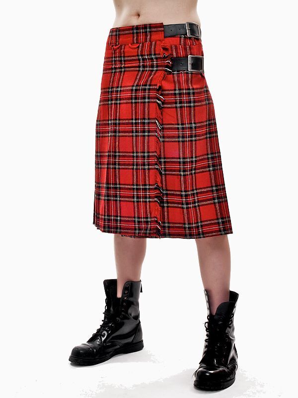 Queen of Darkness Kilt Rot/Schwarz kariert