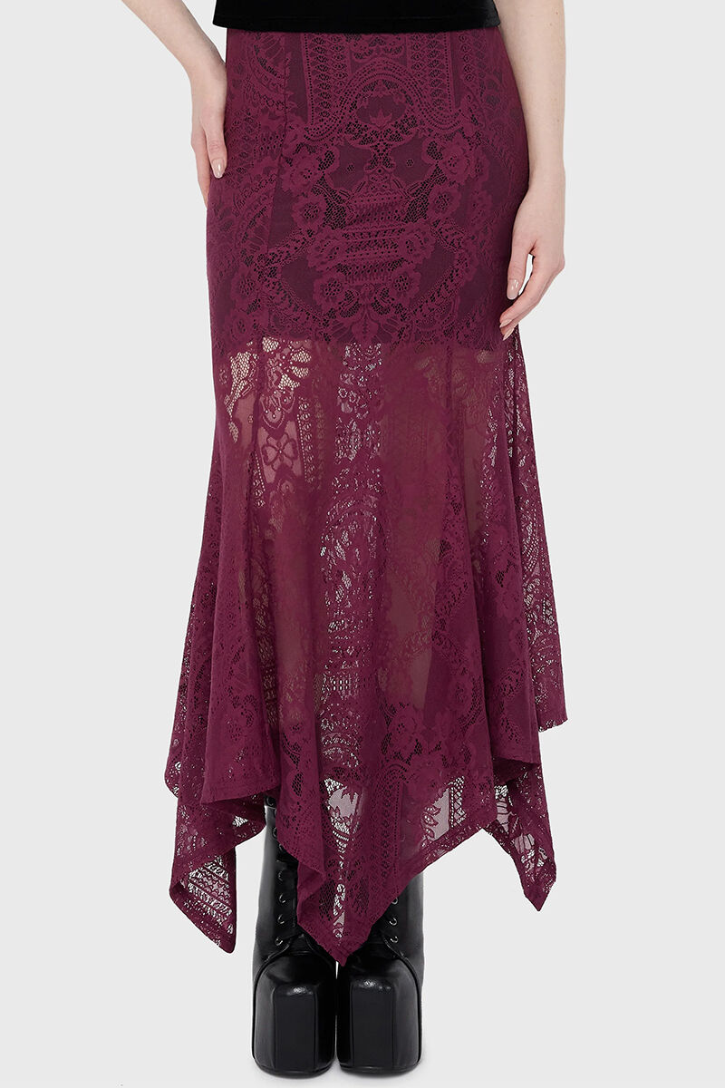 Killstar Rock Belladonna Lace Plum