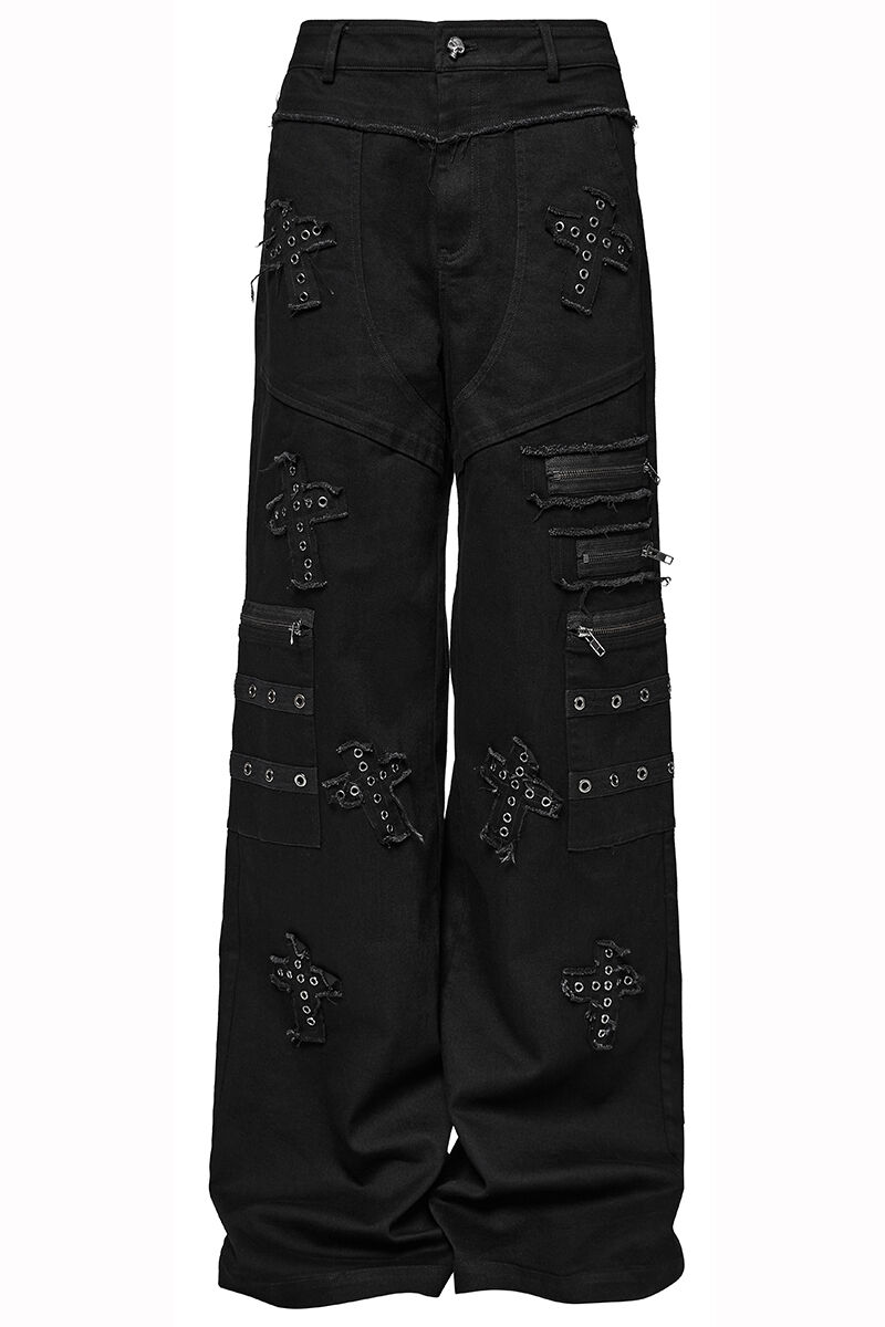 Punk Rave Jeans Crossed Over