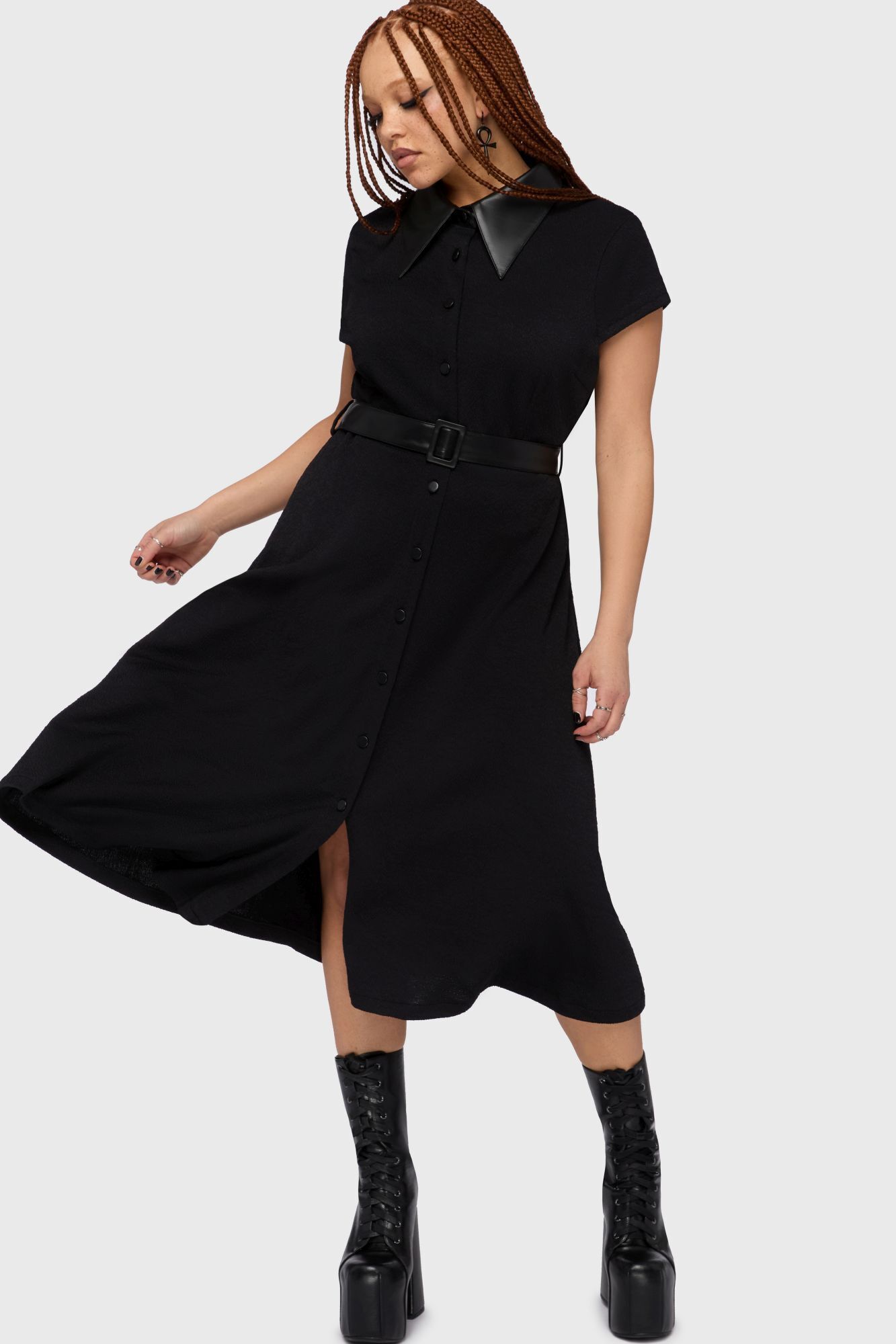 Killstar Kihilist Kleid Collar Obsidienne