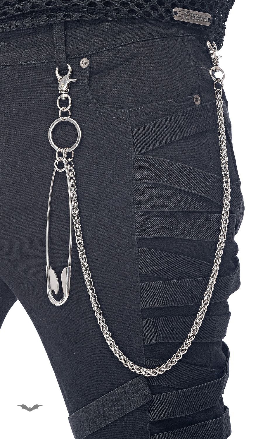 Queen of Darkness Schlüsselkette Safety Pin