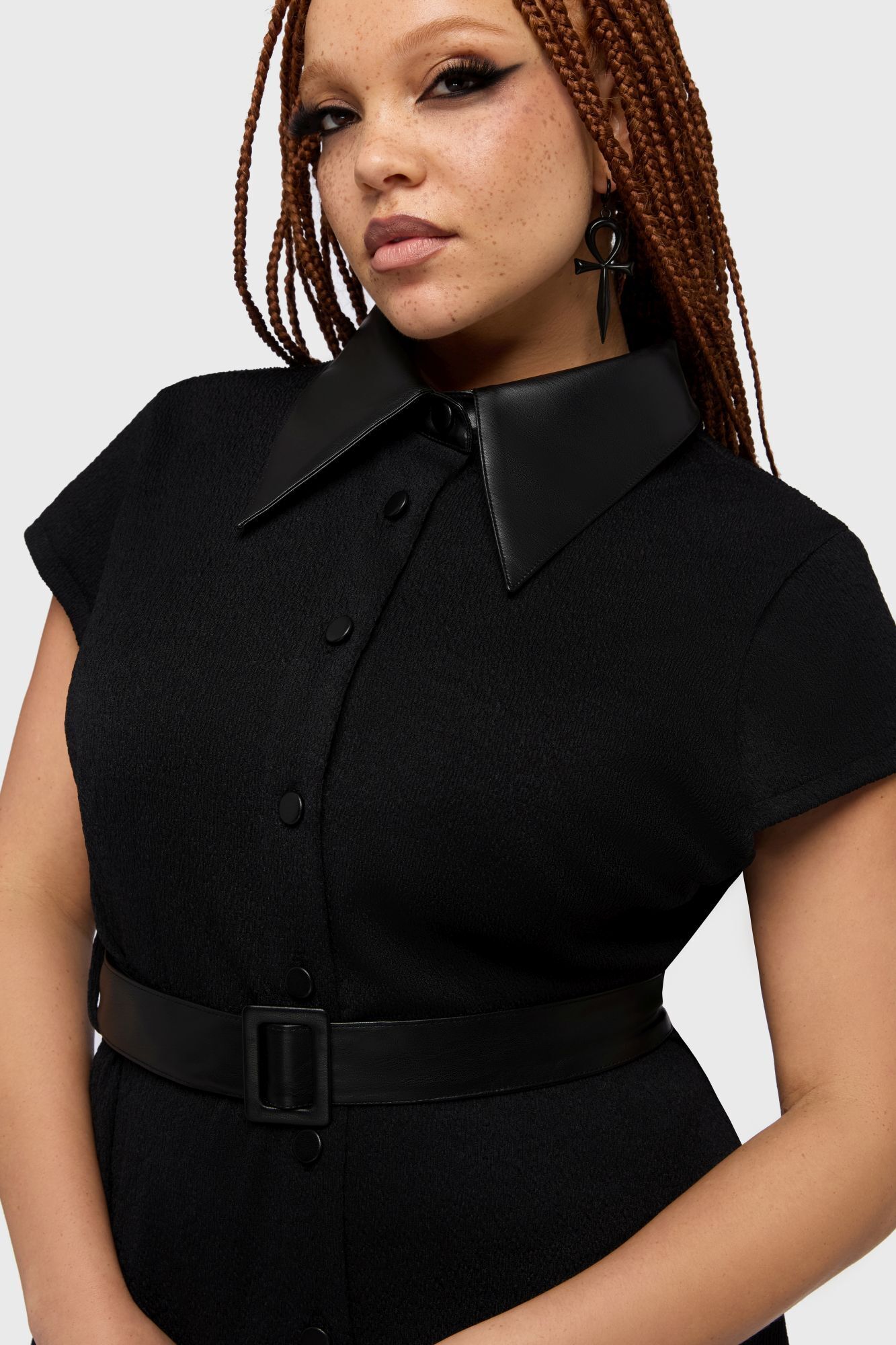 Killstar Kihilist Kleid Collar Obsidienne