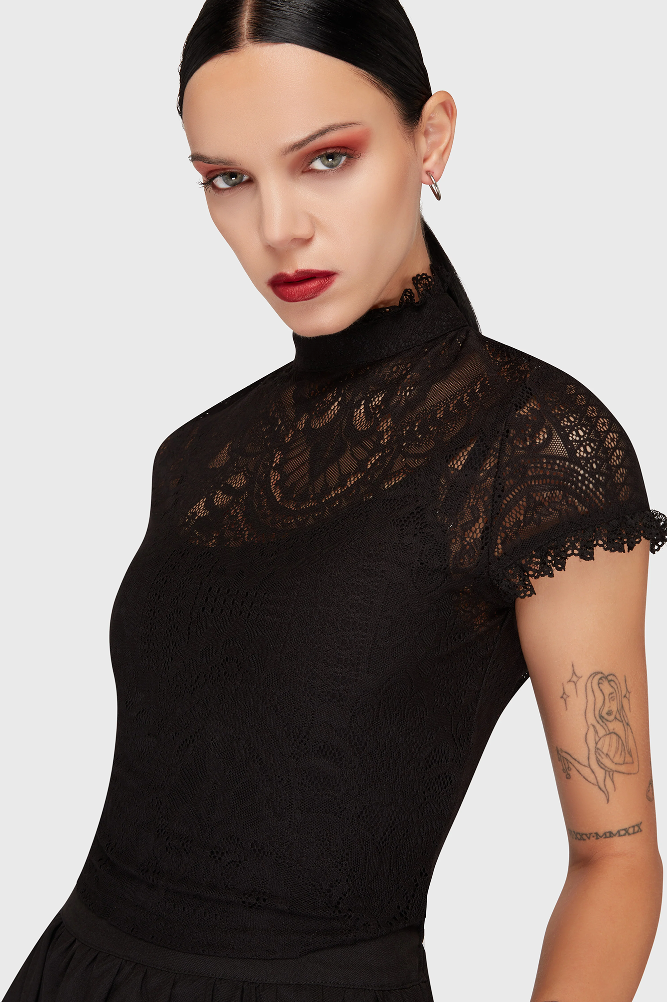 Killstar Shirt Ava Lace