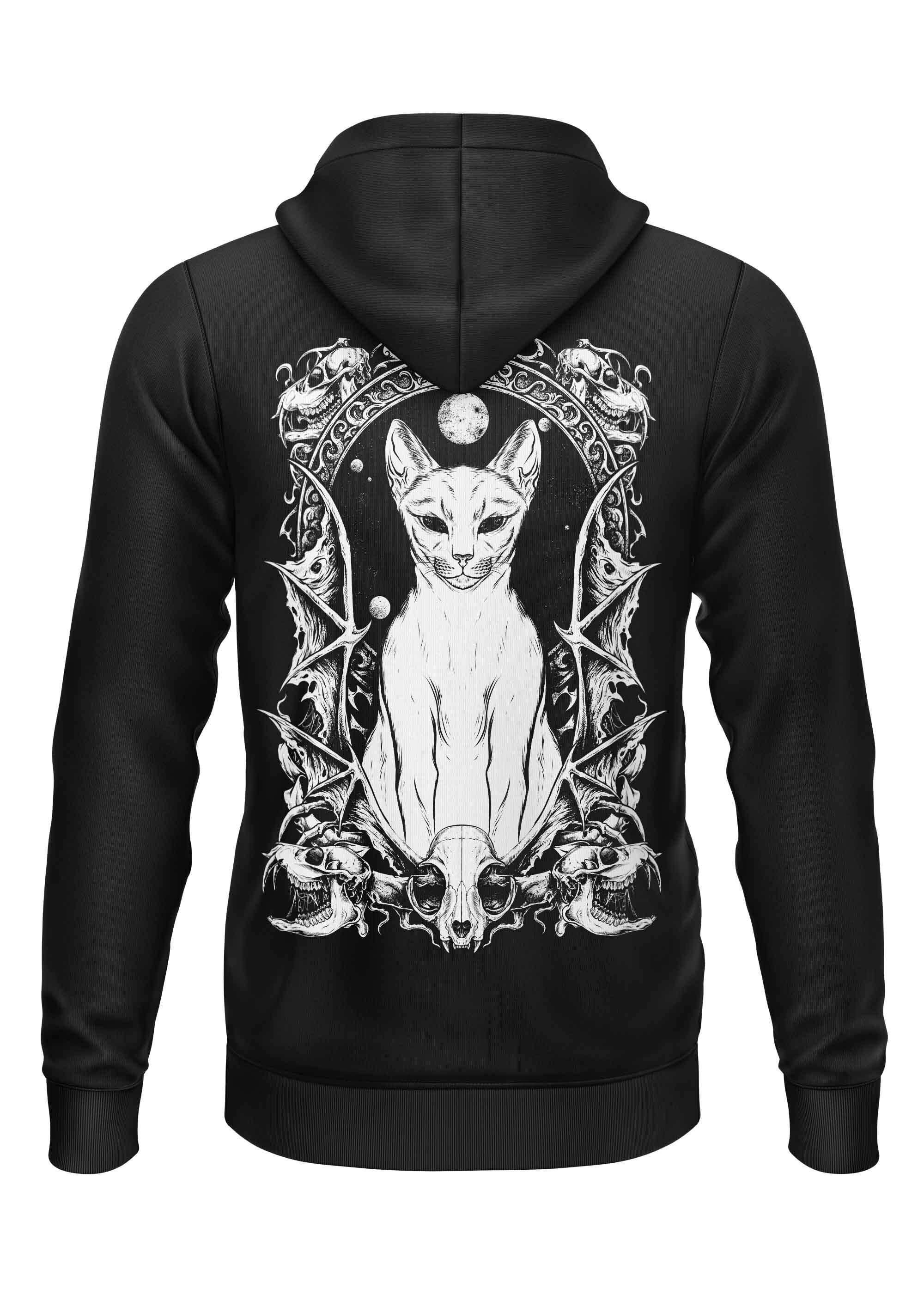 Easure Kapuzenjacke Witchers Cat
