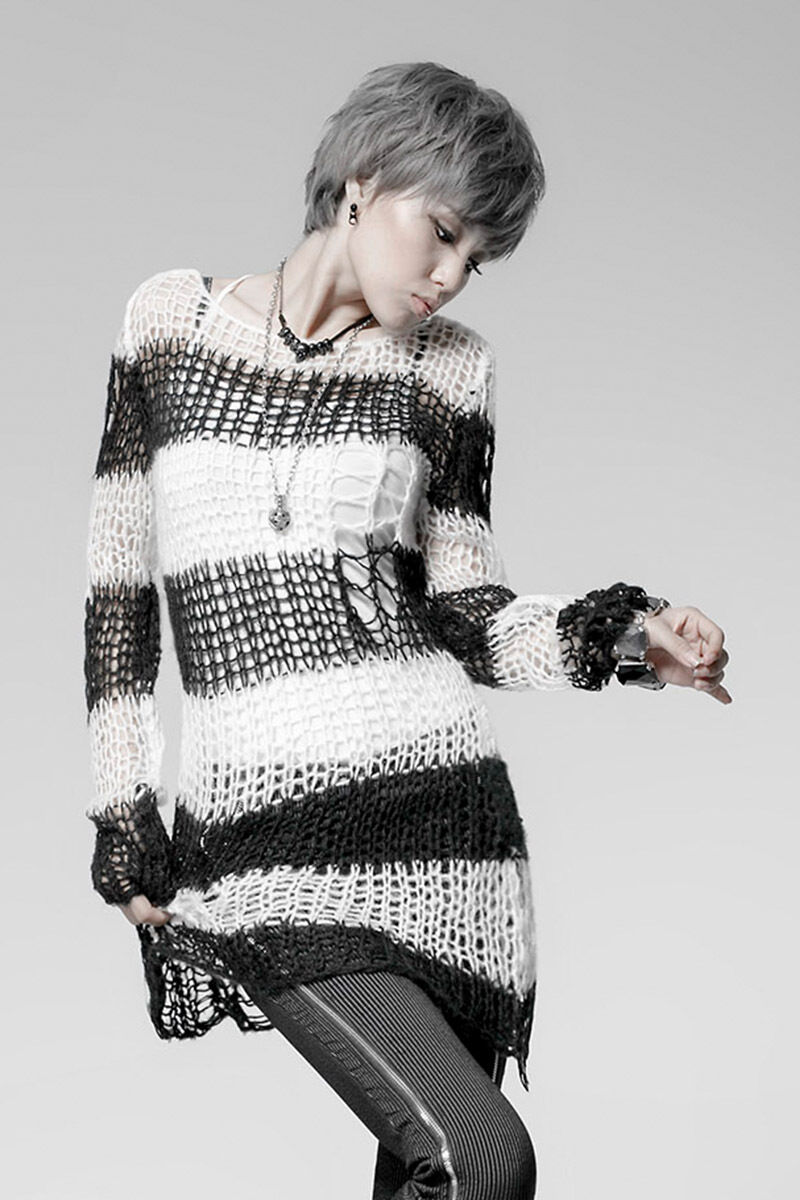 Punk Rave Pullover White Nightmare