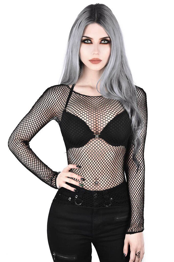 Killstar Longsleeve Hellrazor Fishnet
