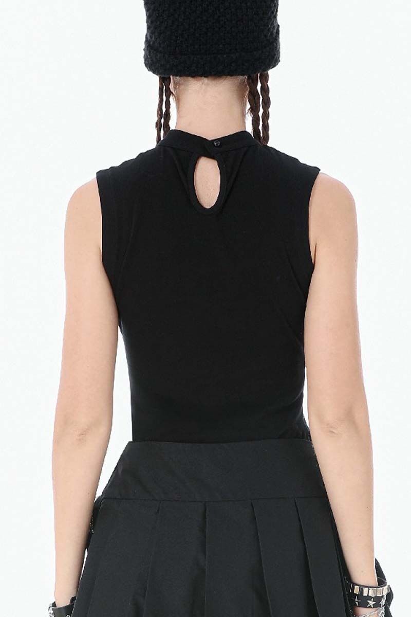 Dark In Love Top Sheer Coffin