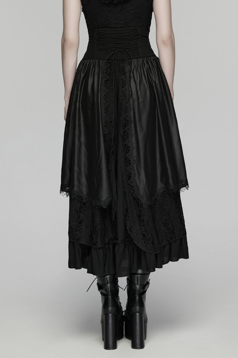 Punk Rave Rock Mourning Lace