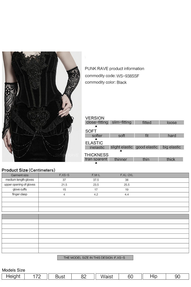 Punk Rave Armstulpen Seraphine's Crypt