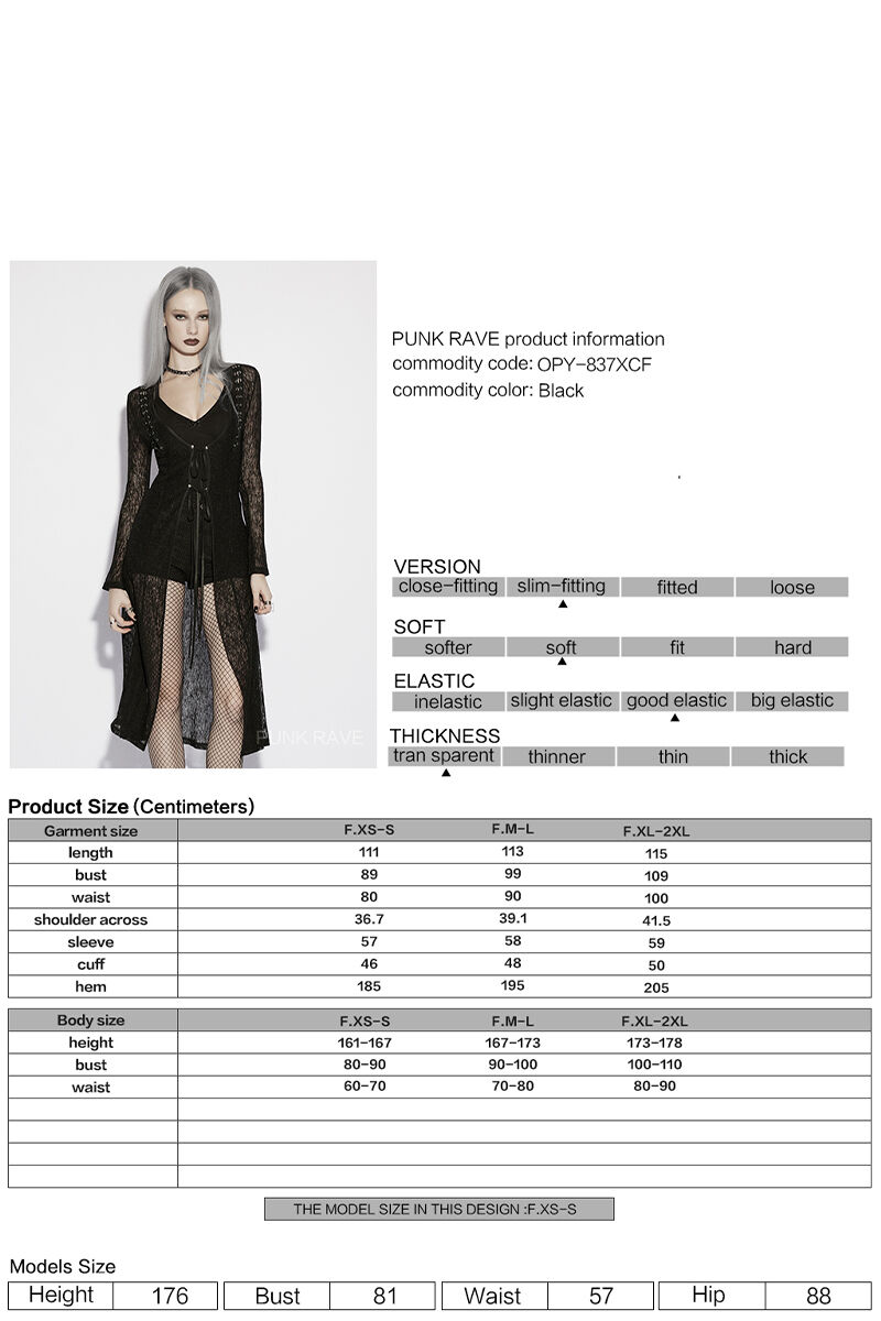 Punk Rave Cardigan Elaris
