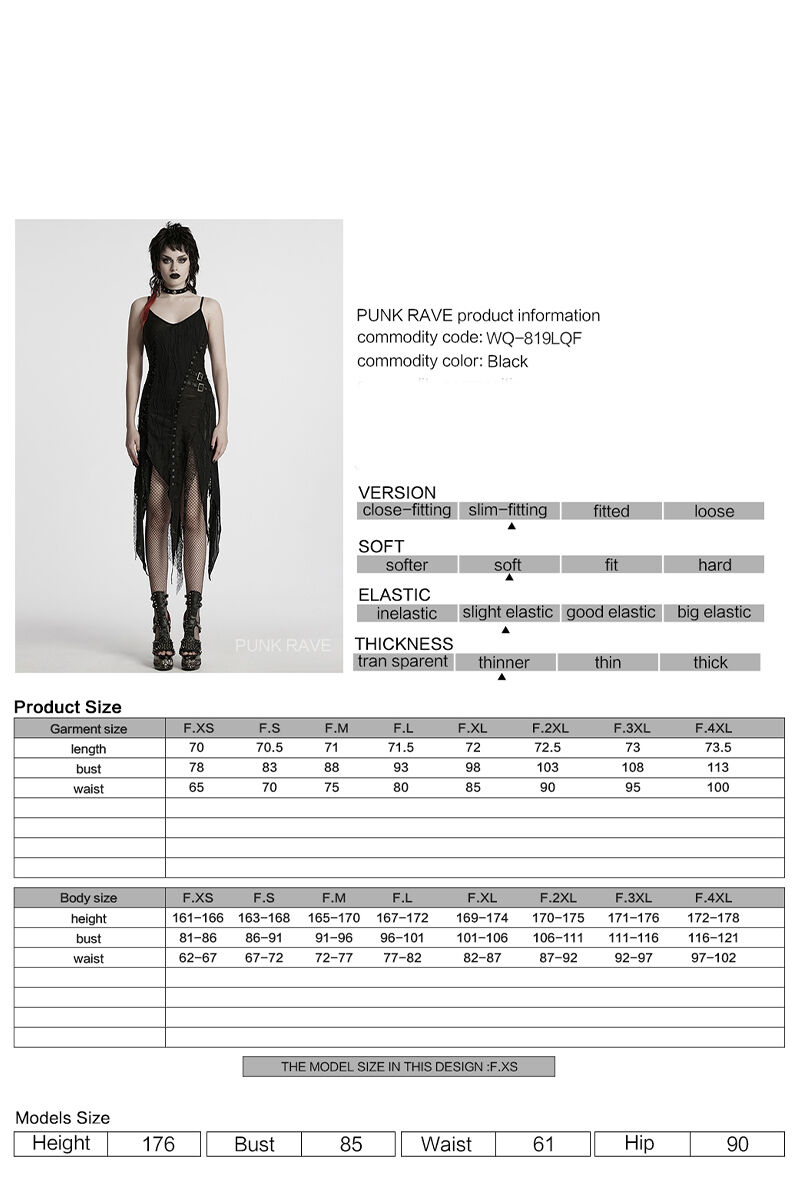 Punk Rave Kleid Deathlace