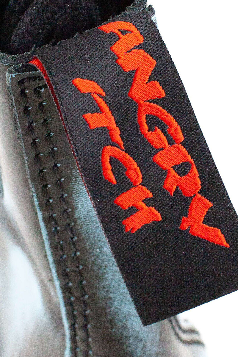 Angry Itch 8 Loch Stiefel Denim Rub Off