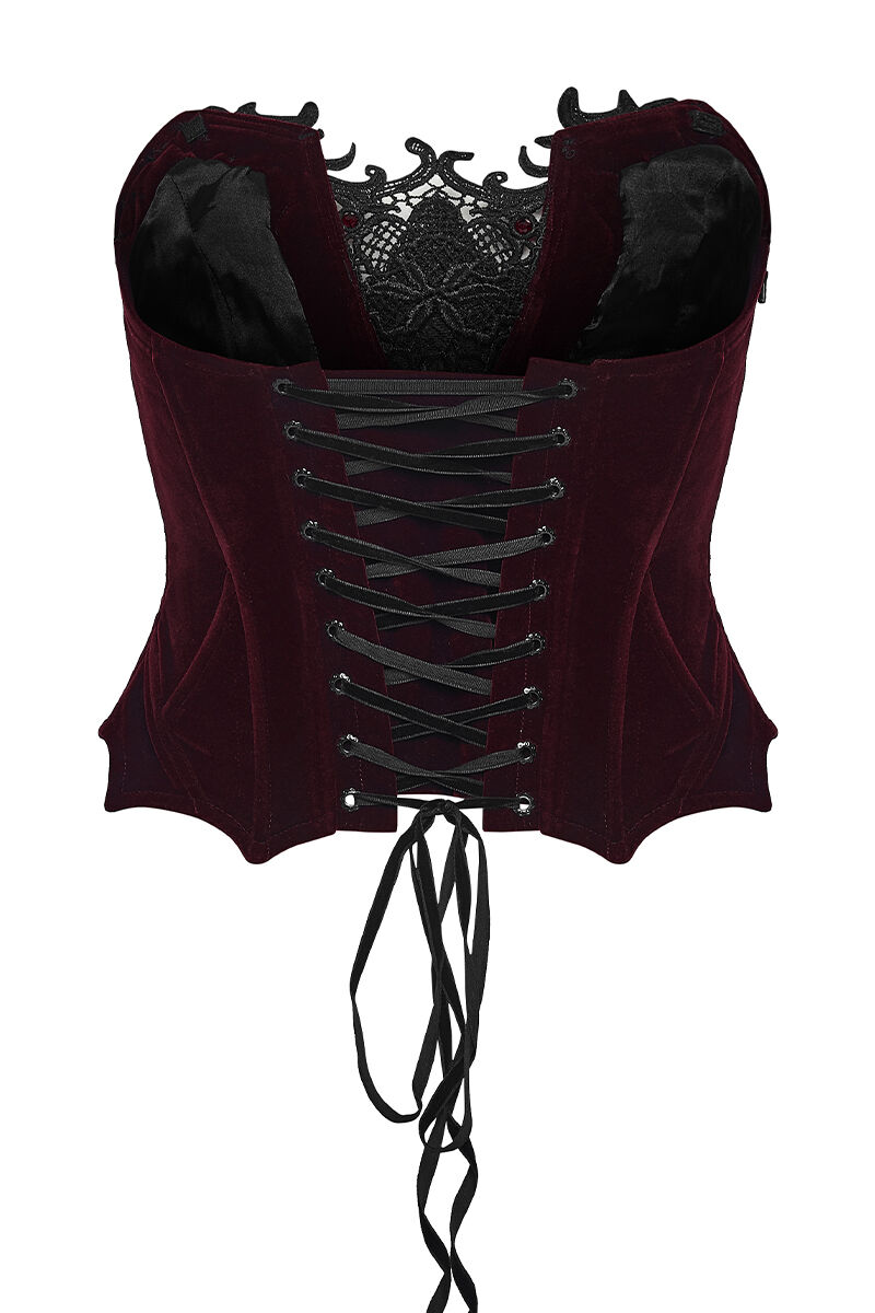 Punk Rave Korsett Corvina Red