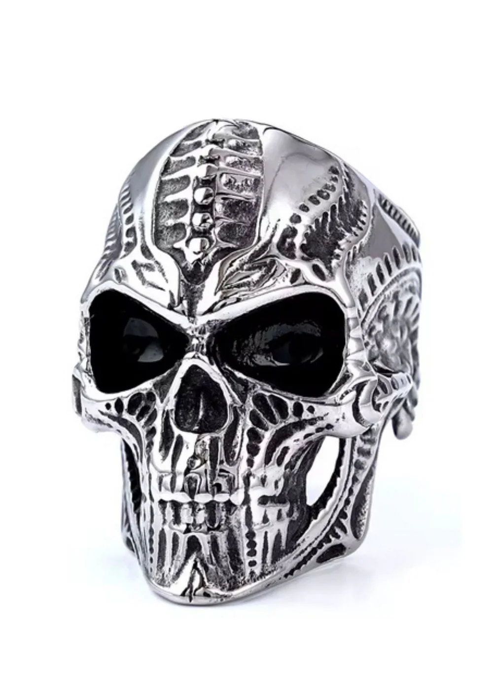 Easure Ring Biomechanic Skull