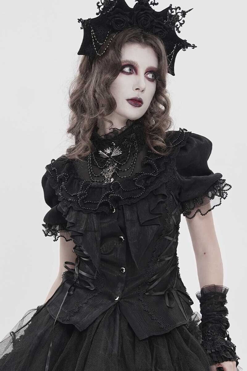 Devil Fashion Bluse Thornabelle