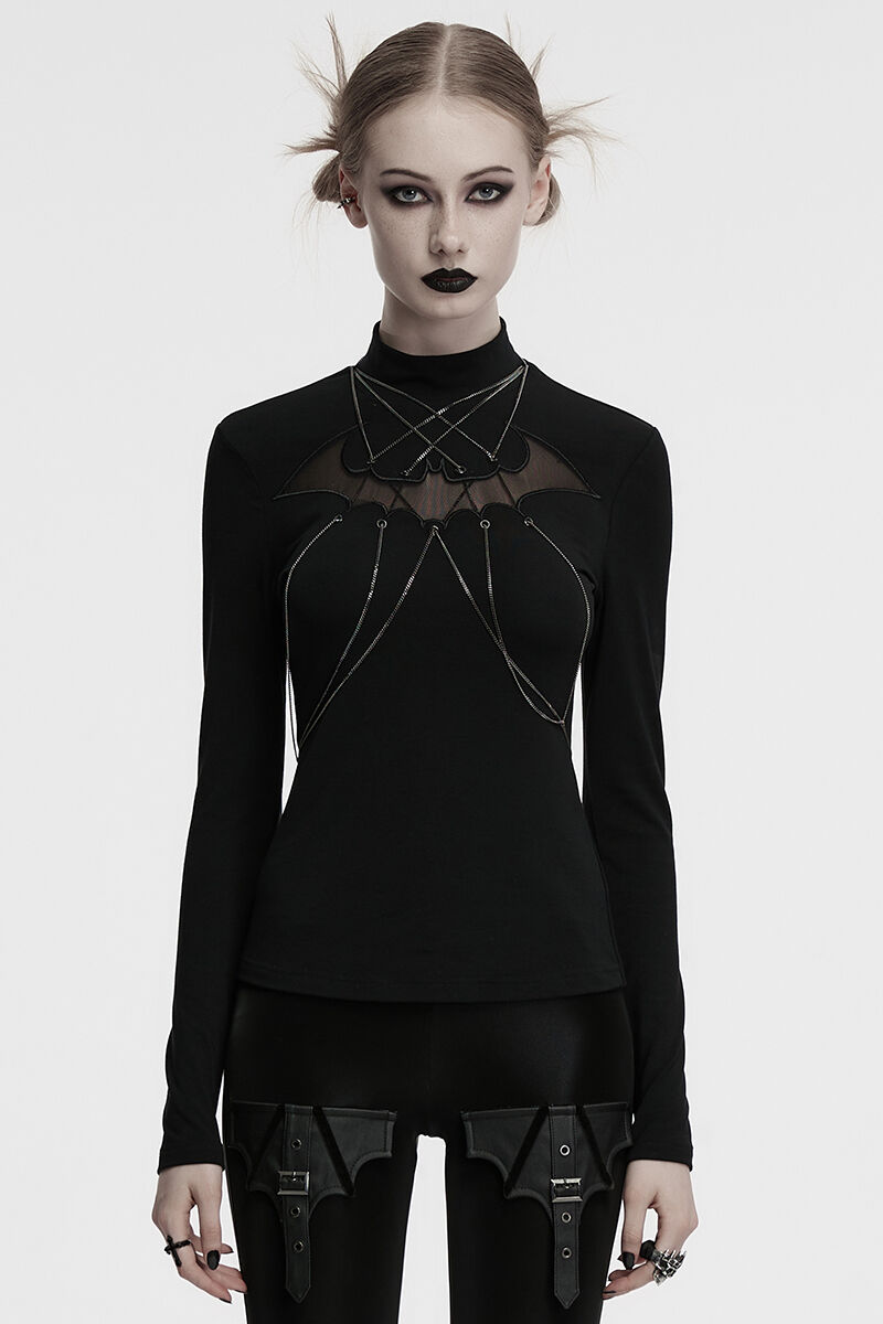 Punk Rave Longsleeve Chained Bat