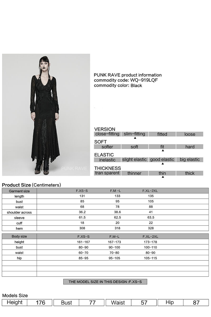 Punk Rave Kleid Arachne’s Veil