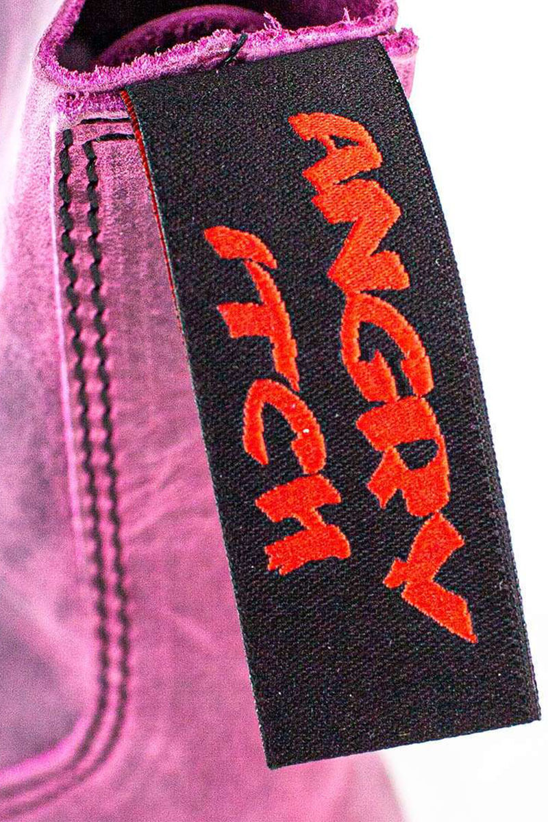 Angry Itch 8 Loch Stiefel Vintage Pink