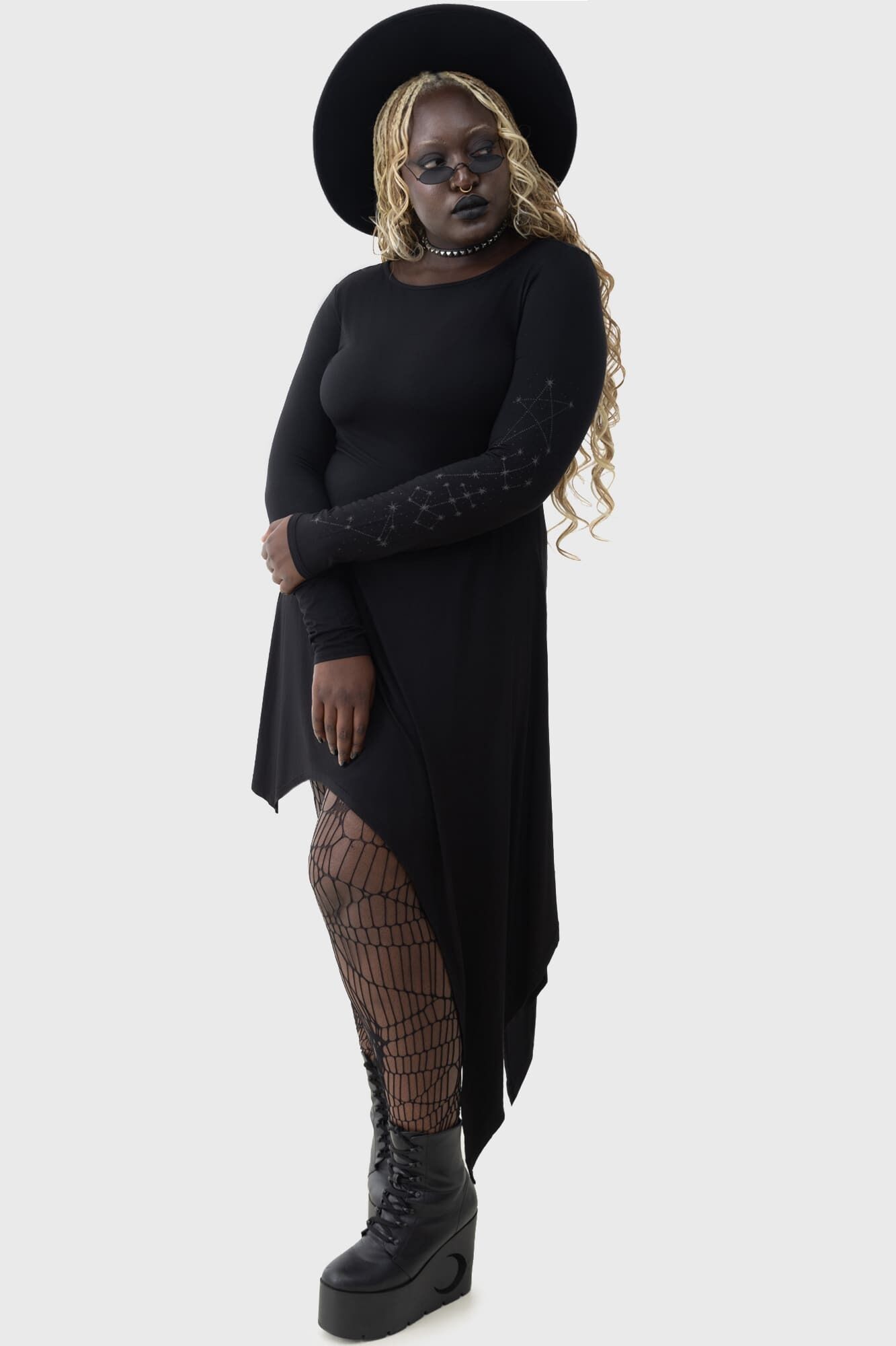 Killstar Kihilist Kleid Crescent Doom
