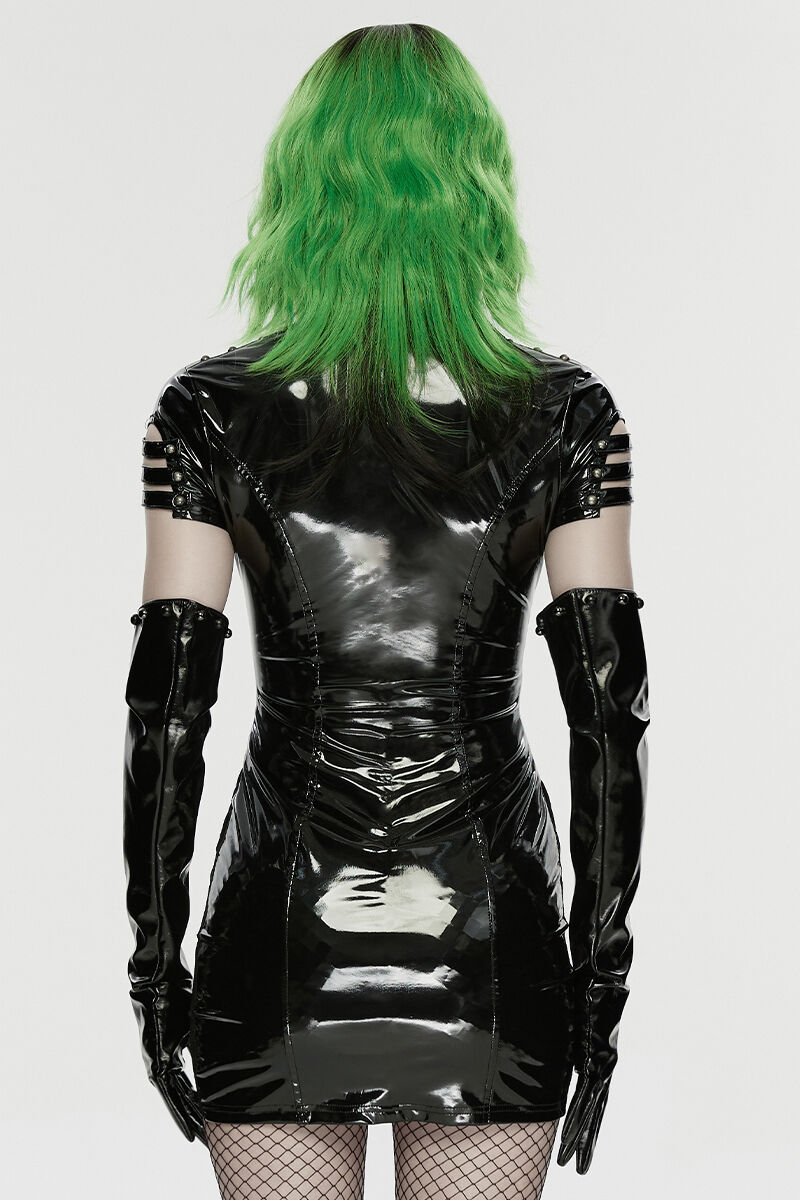 Punk Rave Kleid Chrome Ritual