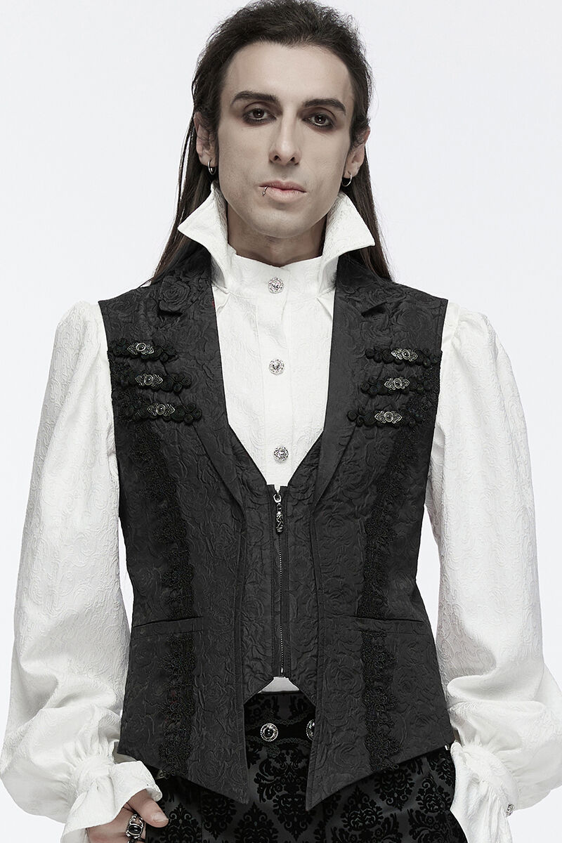Punk Rave Weste Black Roses