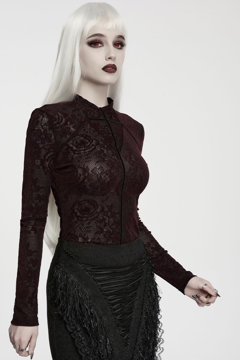 Punk Rave Longsleeve Rosarium Red