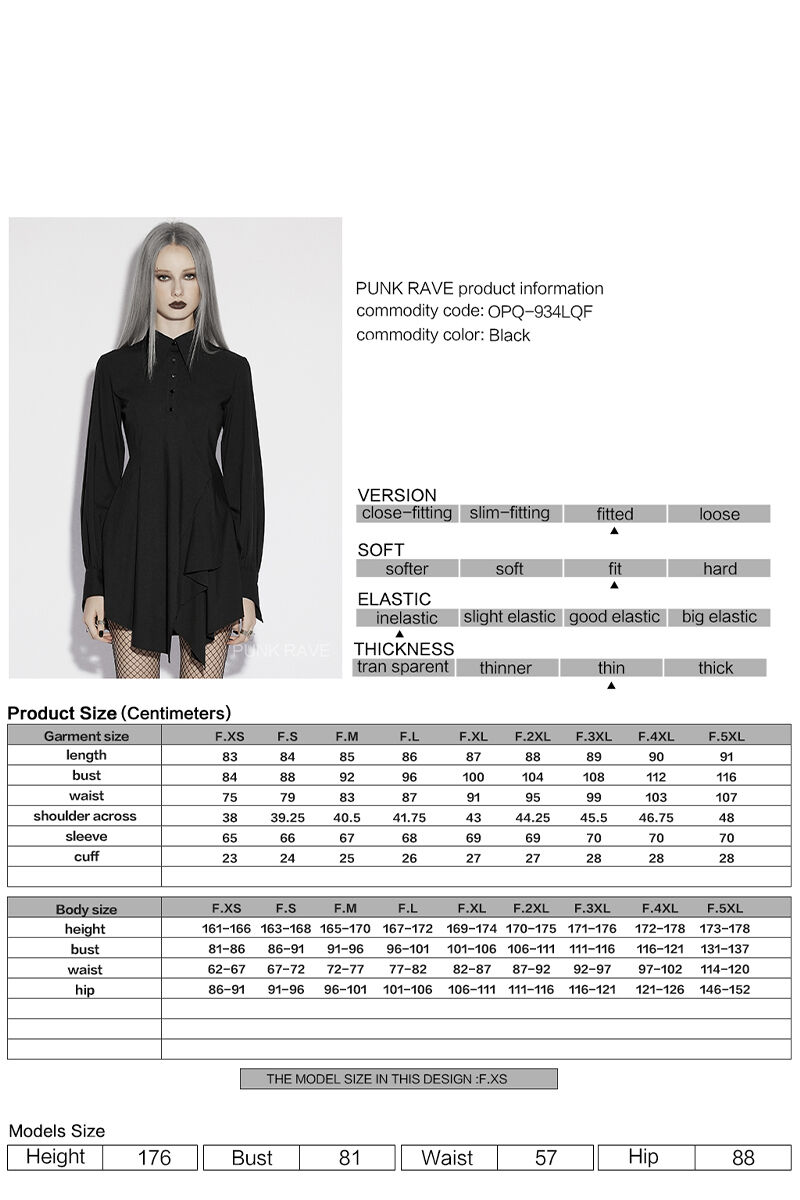 Punk Rave Kleid Cassandra