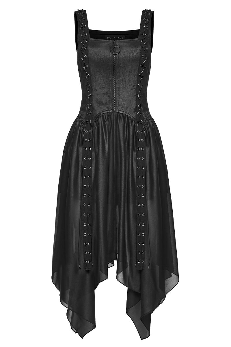 Punk Rave Kleid Crescent Veil