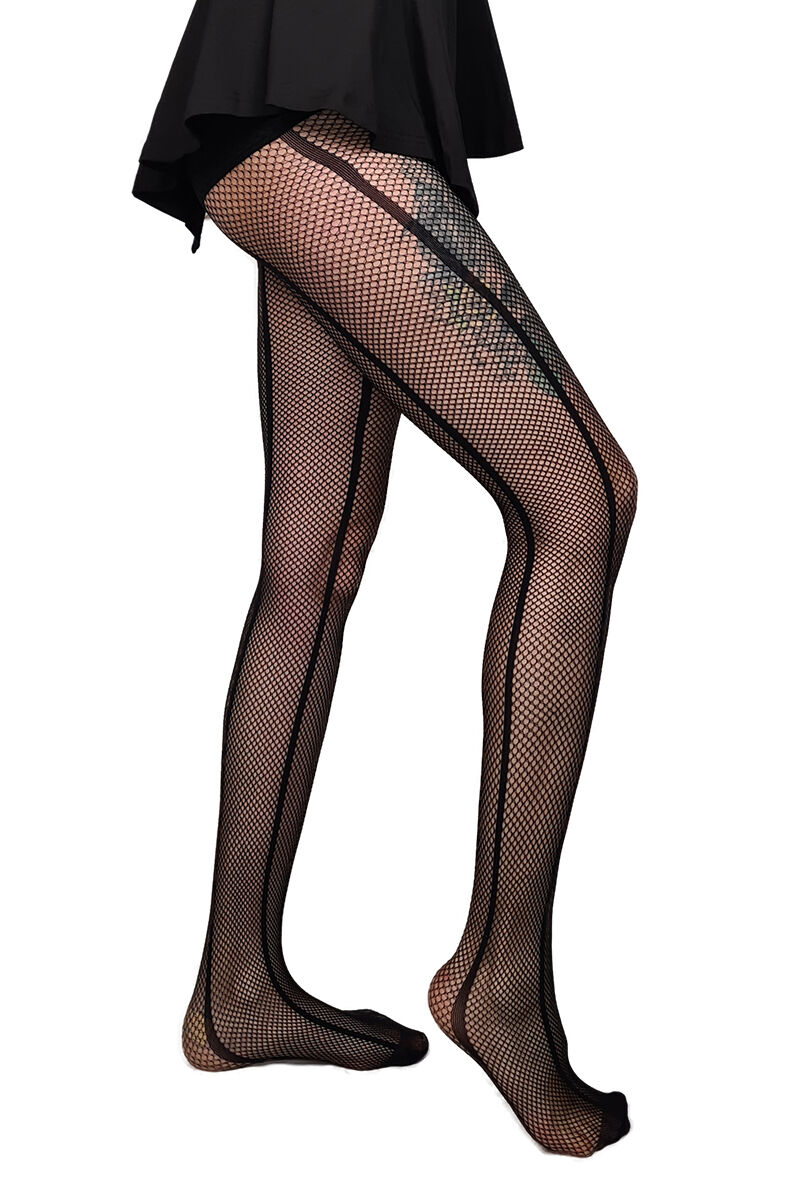 Strumpfhose Fishnet Stripes