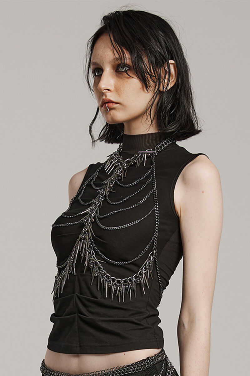 Punk Rave Harness Darkened Icicle