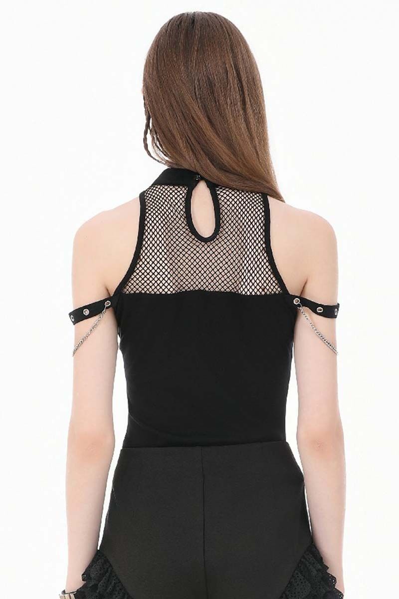 Dark In Love Top Synthetic Cross