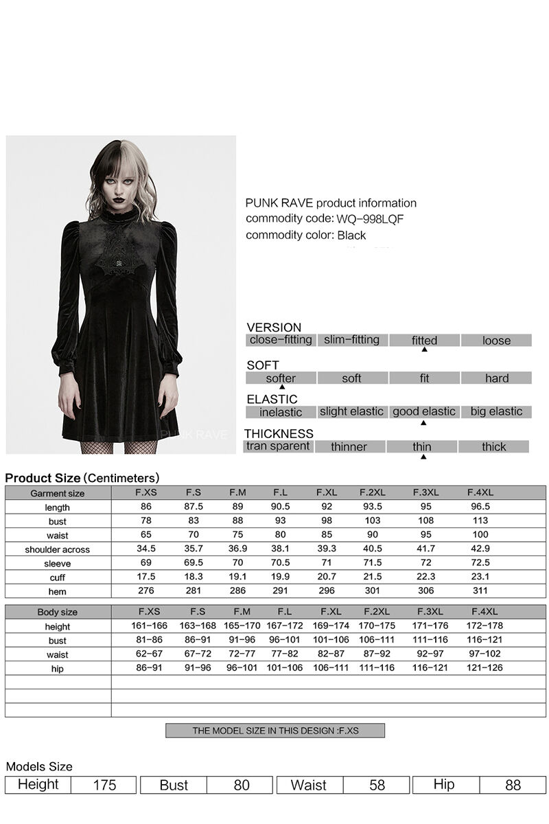 Punk Rave Kleid Cathedralix