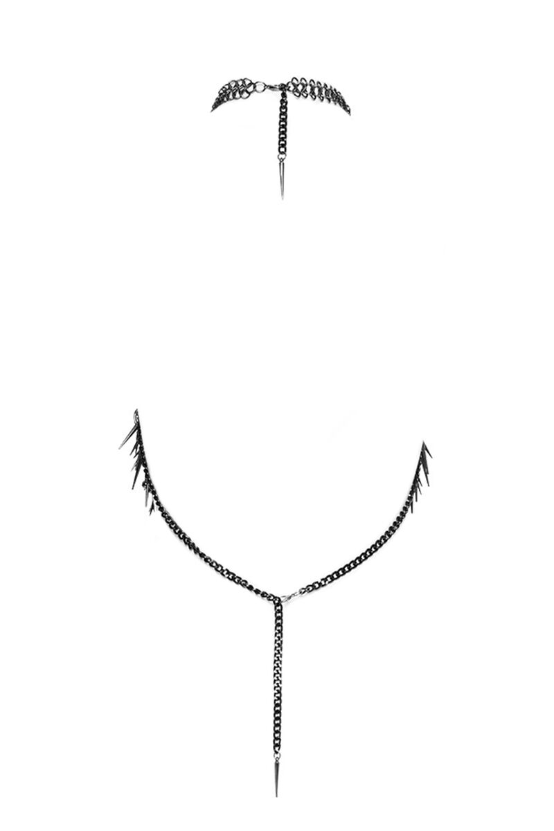 Punk Rave Harness Darkened Icicle