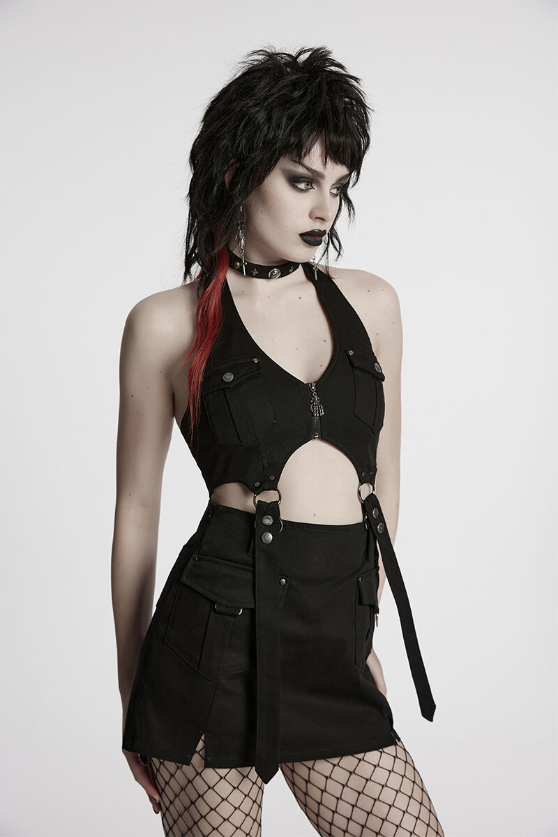 Punk Rave Kleid Cryptkiss