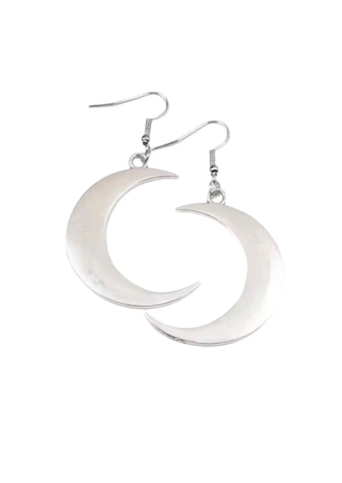 Easure Ohrringe Moon Silver