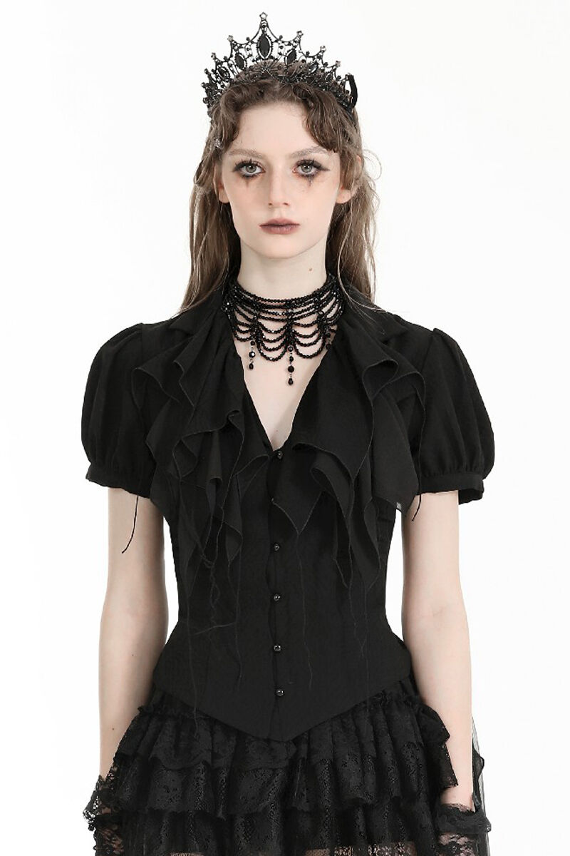 Dark In Love Bluse Atheena